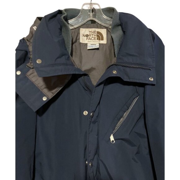 Vintage North Face Mens Jacket L Goretex Rain Full Zip Hooded Brown Label USA - Picture 4 of 15